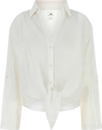 Lois White Linen Shirt