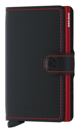 Secrid Miniwallet Matte in Black-Red at Nordstrom
