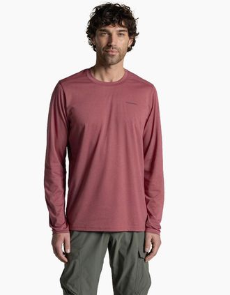 Craghoppers Mens Craghoppers Mens NosiLife Abel Long Sleeve T-Shirt - Red - Size: 44