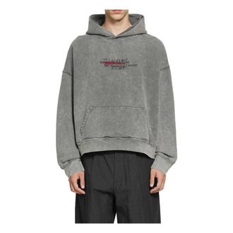 Song for the Mute Its a Holiday Relaxed Hoodie - male - Song for the Mute - Hoodies - Gray - M - Sweatshirts & Hoodies