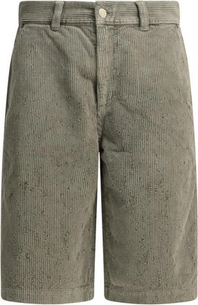 Mfpen Edition Cord Shorts - Heren - Korte Broeken - Grijs - S - Katoen - Korte Broeken