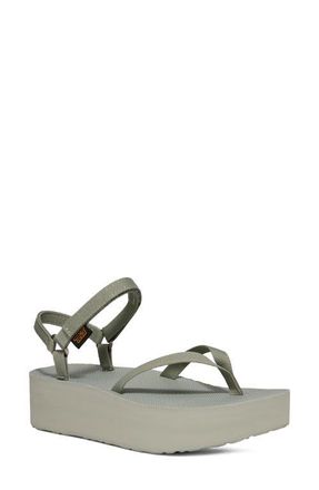 Teva Slim Flatform Sandal in Seagrass at Nordstrom, Size 11