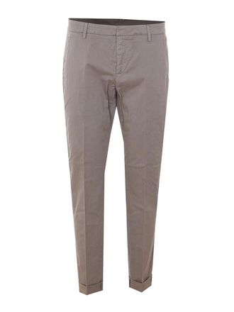 Dondup Gaubert Pants In Grey Cotton