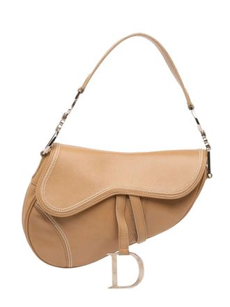 Dior 2005 Leather Saddle Bag shoulder bag - women - Calf Leather/Leather - One Size - Brown