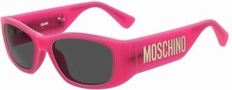 Moschino Stijlvolle zonnebril Mu 1/Ir - Dames - Zonnebrillen - Roze - 55 MM - Accessoires