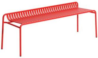 PETITE FRITURE Bench Week-end - Red - Aluminium - Designer Studio BrichetZiegler