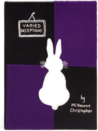 Olympia Le-Tan Varied Deceptions embroidered clutch - Nero