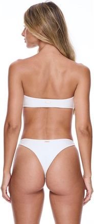 Sunkissed Le Bas Cheeky Swim Bottom in Coco White at Nordstrom, Size X-Small