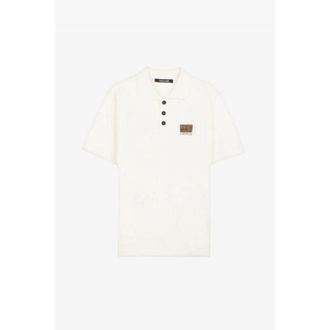 Roberto Cavalli Logo Patch Cotton Polo Shirt, Size XX-Large