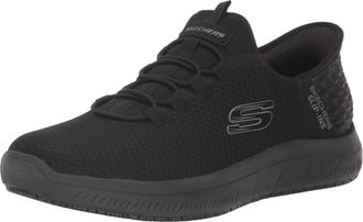Skechers Mens Summits Colsin Sr Hands Free Slip-Ins Sneaker, Black, 9.5 UK