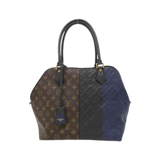 Louis Vuitton Pre-owned Monogram Blocks Coated Canvas Goat Leather Calf Leather Shoulder Bag - Dames - Pre-owned - Veelkleurig - Maat: ONE Size Leer