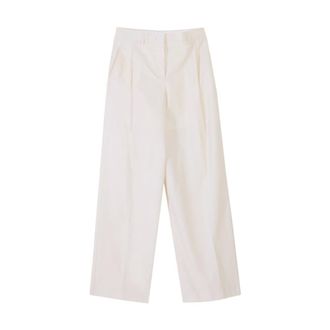 Paul Smith Pantaloni Larghi - female - Paul Smith - Wide Trousers - Beige - XS - Trousers