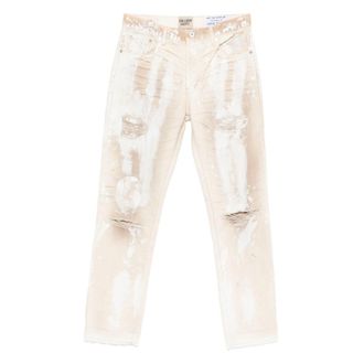 Gallery Dept. Paint-splatter Distressed Jeans
