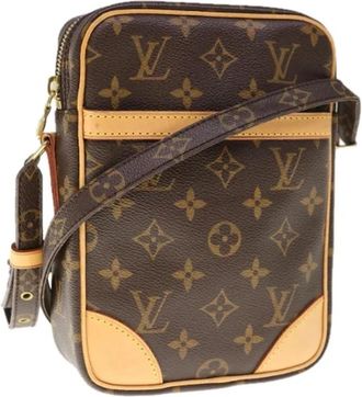 Louis Vuitton Pre-owned Canvas shoulder-bags - Dames - Vintage Schoudertas - Bruin - ONE Size - Leer - Vintage