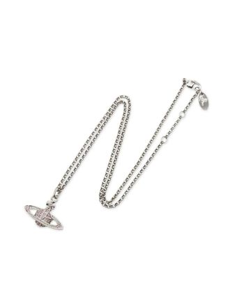 Vivienne Westwood Orb pendant necklace - unisex - Brass - One Size - Silver