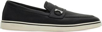 Ferragamo Loafers - Heren - Loafers - Zwart - 39 1/2 EU - Leer - Schoenen