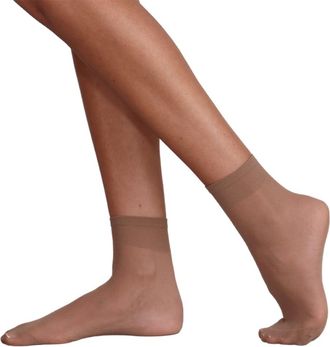Reev&egrave; 6 X Ladies Socks 15 Denier Sheer Anklets Super Soft Ankle Socks Women Extra Smooth & Comfort Top Womens Socks with Reinforced Toe One Size (One Size, 