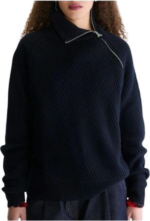 Bellerose Truien & Vesten, Dames, Blauw, S, Wol, Dorry Ronde Hals Trui