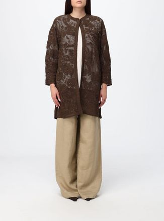 KANGRA Cardigan in cashmere con paillettes ricamate