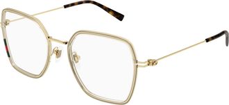 Gucci Demo Square Ladies Eyeglasses GG1850O 003 51