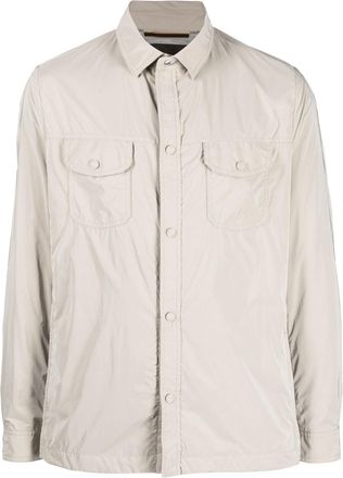 Moorer long-sleeve lightweight jacket - men - Polyamide/Modal/Polyester/Polyamide - 48 - Neutrals