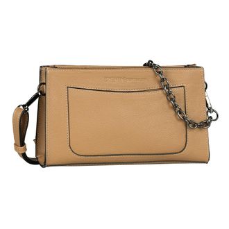 Tom Tailor Denim Umh&auml;ngetasche TOM TAILOR DENIM Lennon, Damen, Gr. B/H/T: 24cm x 14cm x 6cm, braun, Lederimitat, clean, gepflegt, unifarben, Taschen Umh&auml;ngetasche, Dam