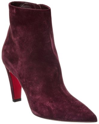 Christian Louboutin Vibella 85 Suede Bootie