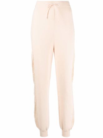 Moschino knitted track pants - Neutrals