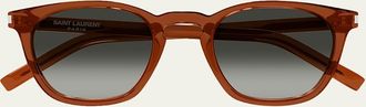 Saint Laurent Mens SL 28-051 Square Acetate Sunglasses