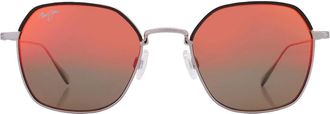 Maui Jim Moon Doggy Hawaii Lava Oval Unisex Sunglasses RM874-02D