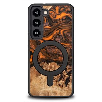 OEM Funda Bewood Unique Para Samsung Galaxy S23 - Naranja Con Magsafe