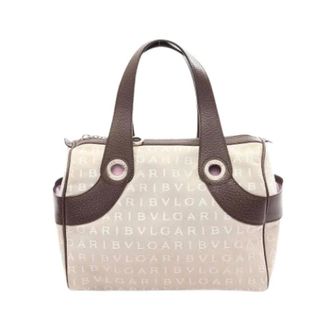 Bulgari Pre-owned Handbags, female, Beige, Size: ONE SIZE Pre-owned Vintage Handbag