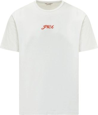 J.W.Anderson JWA Script T-Shirt - Heren - T-shirts - Wit - L - Katoen - Tops