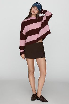 Pilcro Alani 100% Cashmere Mock Neck Sweater