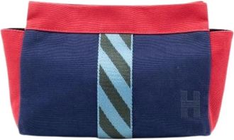 Herm&egrave;s Pre-owned Tote Bags, female, Blue, Size: ONE SIZE Pre-owned Jimetou Jumping Clutch Bag