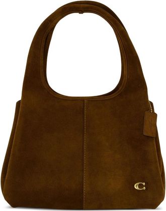 Coach Lana Top-handle Suede Shoulder Bag