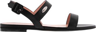 Bally Carlas Leather Flat Sandals