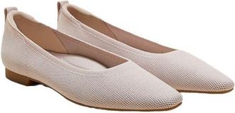 Vivaia Mini Square-Toe Flats in Ballet Blush at Nordstrom, Size 7.5
