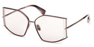 Max Mara MM0142 36Y Womens Sunglasses Brown Size 59