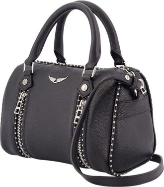 Zadig&Voltaire Womens Top Handle Bag Black Cowhide
