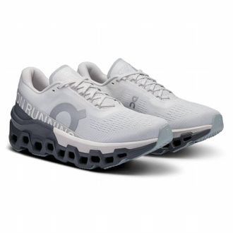 On Running Womens Cloundmonster 2 Sneaker In Frost/rock