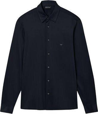 Emporio Armani overhemd van katoenmix