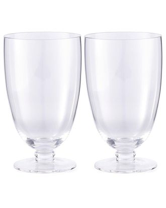 Spode Set of 2 Kit Kemp Glassware Flow Tumblers