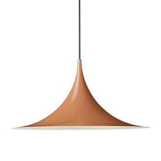 GUBI Semi Pendelleuchte, &Oslash; 47 cm, roasted pumpkin glossy