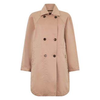 Moorer Double-Breasted Coats, female, Beige, Size: XL Double-Breasted Coat