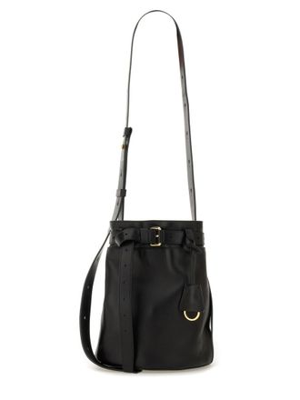 Moschino Black Tie Me Bucket Bag