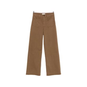 Frame Denim Le Slim Patch-pocket Wide-leg Jeans