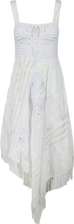 Twinset Donna, Abiti, Bianco, XS, new