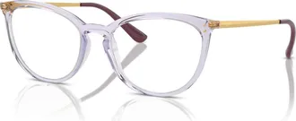 Vogue Eyewear 51mm Cat Eye optical glasses in Violet at Nordstrom