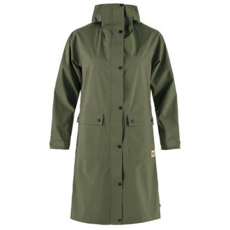 Fj&auml;llr&auml;ven Vardag Rain Parka Parka f&uuml;r Damen | oliv